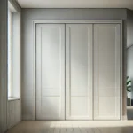 96w x 80h solid bi-fold closet doors